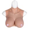 Artificial breast silicone false breast with simulated texture