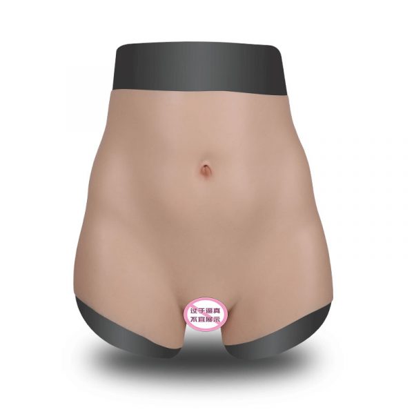 Cross dressing boxer COS silicone false chest can be inserted into false vagina underpants