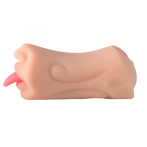 Double head mouth anal vaginal intercourse instrument