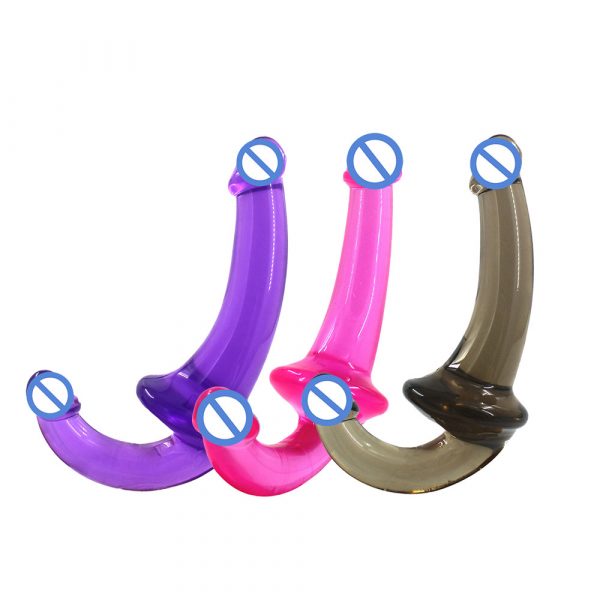 Double headed penis pulling female masturbation products