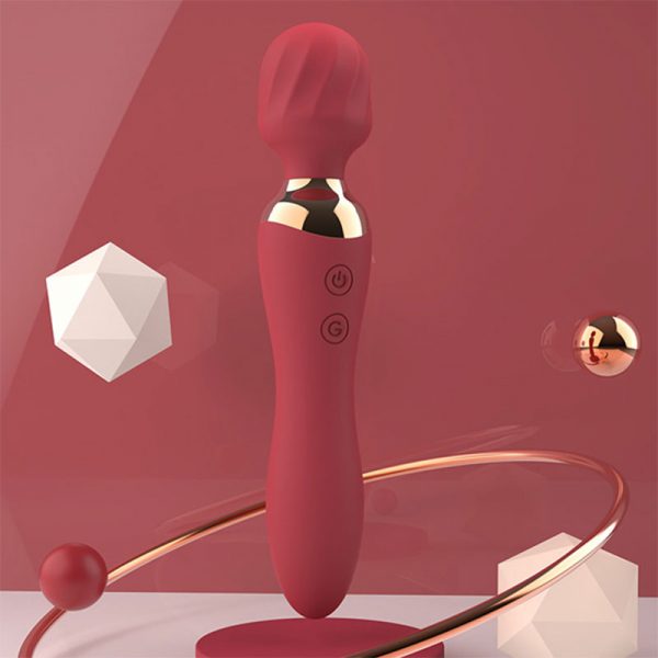 Dual purpose vibrator masturbator Strong shock female AV rod masturbator