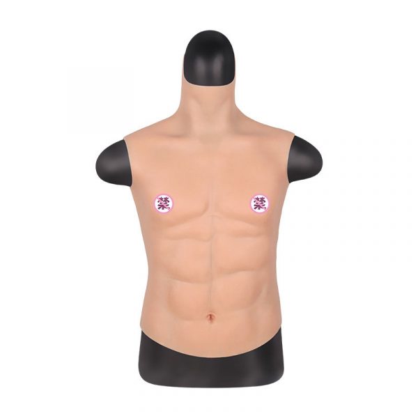 Fake male muscle suit Silicone stage play performance suit