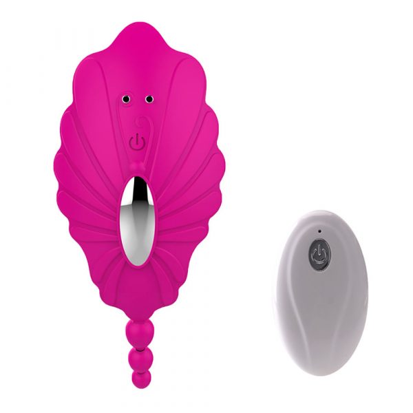 Female invisible wearable butterfly masturbator