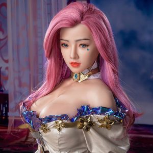 Full body silicone solid doll head body integrated inflatable sex doll