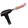 Hand held gun machine charging automatic retraction and quick insertion fascia sex machine