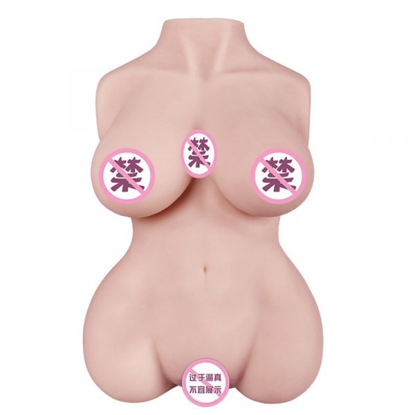 Large breasted physical doll half body vagina hip inverted mold