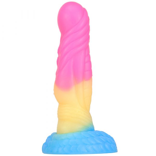 Mixed color liquid silica gel dildo super large imitation penis female