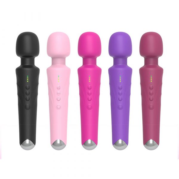 Multi frequency strong shock clitoris massage vibrating AV stick