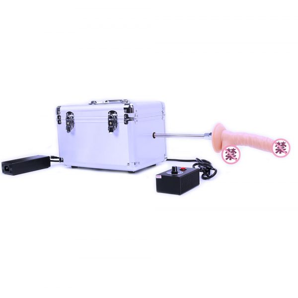 New Female Telescopic Plug love machine Portable Trolley Box sex machine