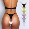 Lycra Fine Thread Cotton Ladies Sexy T Pants Thin Strap Comfortable Breathable Thong