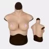 Pseudo girl anchor fake breast sweat wicking and heat dissipation silicone fake breast