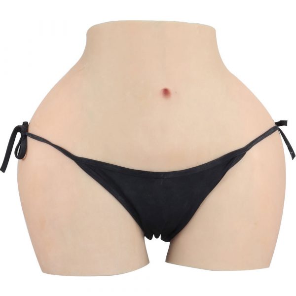 Silicone false vagina trousers huge hip increased by 26cm