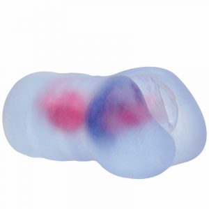 Transparent Blue Aircraft Cup Men's Inverted Mold stroker