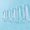 Transparent crystal white TPE soft rubber explosive imitation penis female masturbation dildo